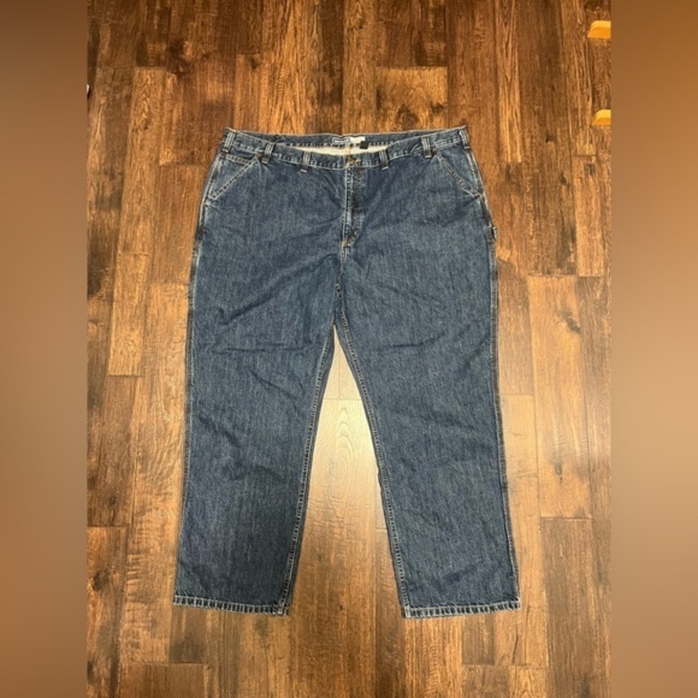 NWT Carhartt Men's Loose Fit Utility Jean Size Men’s 50 Color Blue